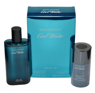 Davidoff Cool Water Men - 125ml EDT - Travel Set